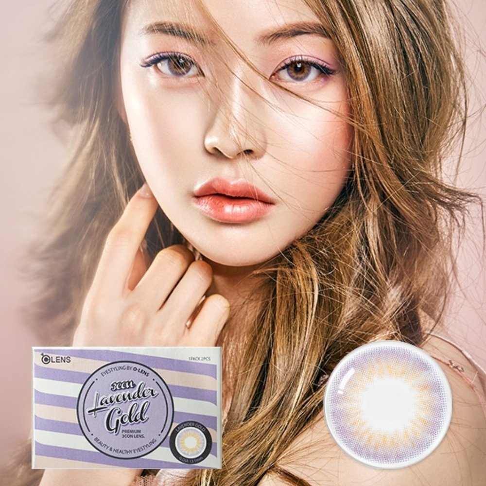 🪻 OLENS 1 Month 3CON Lavender Gold Lenses 🪻